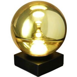ECO-Light ALTAIR 9540 L-1 YW Lampe à LED de table LED LED intégrée 5 W jaune or