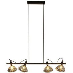 ECO-Light BEUEL 9530-S4 NERO Luminaire à suspendre E14 noir