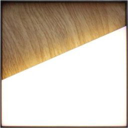 ECO-Light MEG 9490-Q WO Applique LED LED intégrée 5 W LED bois
