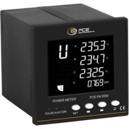 PCE Instruments Power Analyzer Analyseur de réseau triphasé, monophasé Mesures de lénergie, Écran graphique
