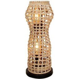ECO-Light CAPELLA 9520 PT2 RT Lampe sur pied E27 rotin, naturel