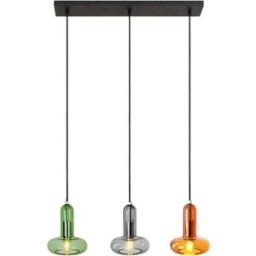 ECO-Light PERSEUS 9470 S-3 COL Luminaire à suspendre E14 multicolore, vert, fumée, ambre