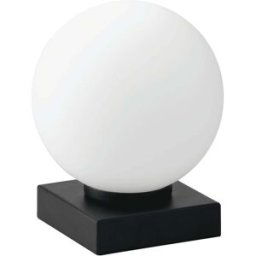 ECO-Light Tischleuchte 9110-L1 NERO Lampe de table E14 blanc, noir