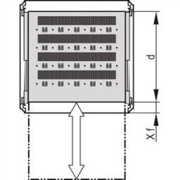nVent SCHROFF 22130353 Tablette (l x P) 400 mm x 477 mm 1 pc(s)