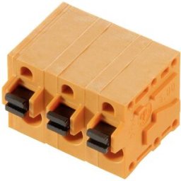 Weidmüller 2667850000 Bornier à ressort 2.5 mm² Nombre de pôles 6 orange 30 pc(s)