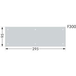 WAGO 850-819/002-000 Plaque pour presse-étoupes (l x H) 295 mm x 95 mm 1 pc(s)