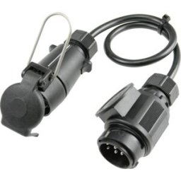 AS Schwabe 60467 Adaptateur pour remorque [prise mâle 13 pôles - prise femelle 7 pôles]