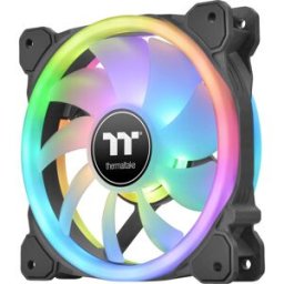 Thermaltake CL-F138-PL14SW-A Ventilateur pour PC noir (l x H x P) 184 x 149 x 182 mm avec éclairage LED, avec commande déclairage RGB