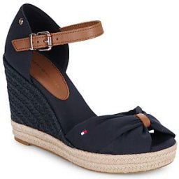 Espadrilles Tommy Hilfiger BASIC OPEN TOE HIGH WEDGE Marine