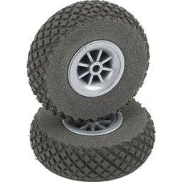 DU-BRO Pneu en caoutchouc mousse avec jantes en plastique, profilé 64 mm 2 pc(s)