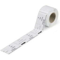 WAGO 210-801 210-801 Étiquettes pour imprimantes à transfert thermique Surface de marquage: 70 x 33 mm blanc Nombre de marqueurs: 500 500 pc(s)