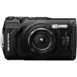 OM System TG-7 black Appareil photo numérique 12 Mill. pixel Zoom optique: 4 x noir résistant aux chocs, étanche, vidéo 4K