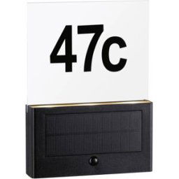 Paulmann 94725 Neda IP44 2200K Eclairage solaire pour numéro de maison CEE: G (A - G) 1 W anthracite