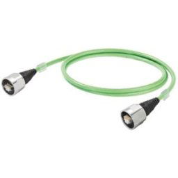 Weidmüller 1103670003 RJ45 Câble réseau, câble patch CAT 5e U/UTP 0.30 m vert ignifuge, avec cliquet dencastrement 1 pc(s)