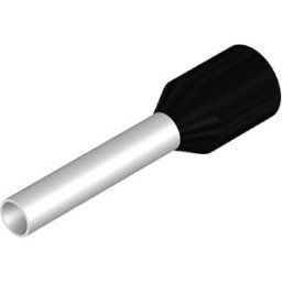 Embout simple dextrémité de câble Weidmüller H1,5/16D SW BD GSP 1476100000 1.5 mm² x 10 mm partiellement isolé noir 5000 pc(s)