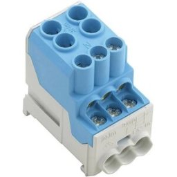Weidmüller 1561920000 Borne de distribution raccord à vis bleu 3 pc(s)