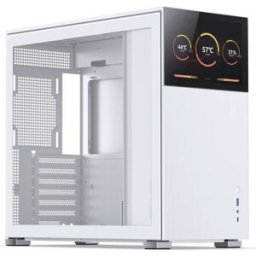 Tour midi Jonsbo D41 Screen Boîtier PC blanc