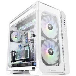 Tour midi Thermaltake View 51 TG ARGB Snow Boîtier PC blanc