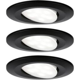 Paulmann 99991 Luminaire à LED encastrable LED LED intégrée 18 W noir (mat)