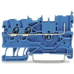 WAGO 2020-1304 Borne de base mini à 2 étages 3.50 mm Push-In bleu 50 pc(s)