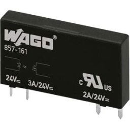 WAGO Relais à semi-conducteurs 857-161 3 A Tension de contact (max.): 24 V/DC 20 pc(s)