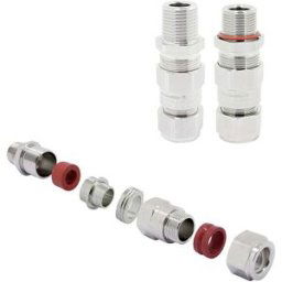 Weidmüller 1185100000 Presse-étoupe avec joint, avec décharge de traction 1/2 NPT laiton (nickelé) 160 pc(s)