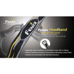 Serre-tête Fenix Light FENHeadband Convient pour (détails): Toutes les lampes de poche dun diamètre de 18 à 23 mm