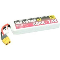 Red Power Pack de batterie (LiPo) 7.4 V 3000 mAh Softcase XT60