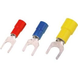 Weidmüller 1491270000 Cosse à fourche 4 mm² 6 mm² Ø du trou=3.6 mm partiellement isolé jaune 100 pc(s)