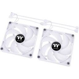 Thermaltake CL-F154-PL14SW-A Ventilateur pour PC blanc, transparent, RVB (l x H x P) 140 x 140 x 25 mm