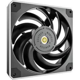 MONTECH Metal120 PWM Ventilateur pour PC noir (l x H x P) 120 x 120 x 25 mm