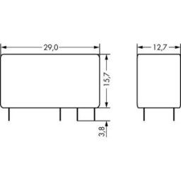 WAGO 788-178 Relais pour circuits imprimés 230 V/AC 16 A 1 inverseur (RT) 20 pc(s)