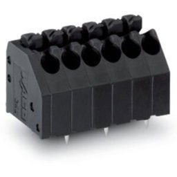 Bornier à ressort WAGO 250-205/353-604 1.50 mm² Nombre de pôles 5 noir 240 pc(s)