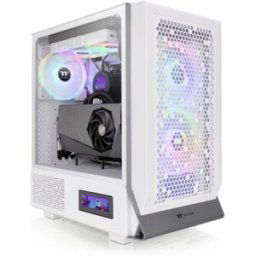 Tour midi Thermaltake Ceres 300 TG Boîtier PC blanc