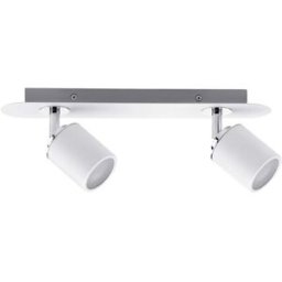 Paulmann Tube 66718 Plafonnier de salle de bain 20 W blanc, chrome