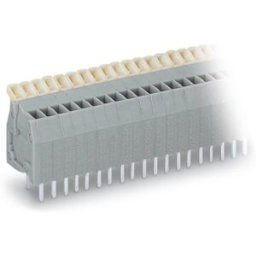 Bornier à ressort WAGO 234-206 0.50 mm² Nombre de pôles 6 gris 280 pc(s)