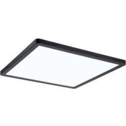 Paulmann Atria Shine 71015 Plafonnier LED 16 W blanc neutre noir