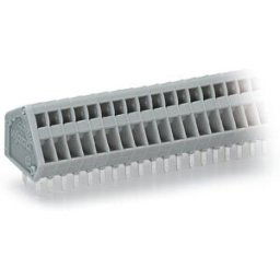 Bornier à ressort WAGO 233-112 0.50 mm² Nombre de pôles 12 gris 140 pc(s)