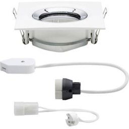 Spot encastrable pour salle de bains GU10, GU5.3 Paulmann 93664 N/A 35 W Nova blanc mat, chrome