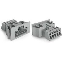 Connecteur dalimentation série (connecteur réseau) 890 WAGO 890-765 Femelle Nombre total de pôles: 5 16 A vert clair 50 pc(s)