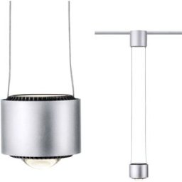 Paulmann Urail Pendel Aldan Luminaire sur rail haute tension URail LED chrome (mat), noir