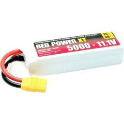 Red Power Pack de batterie (LiPo) 11.1 V 5 Ah 25 C Softcase XT90