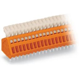 Bornier à ressort WAGO 233-510 0.50 mm² Nombre de pôles 10 orange 180 pc(s)