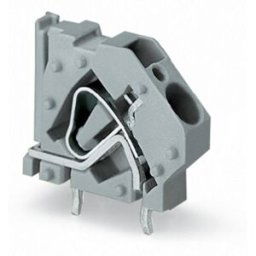 Bornier à ressort WAGO 745-834 6.00 mm² Nombre de pôles 1 bleu 100 pc(s)