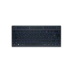 Cherry kw 7100 mini bt clavier universel bluetooth azerty français bleu