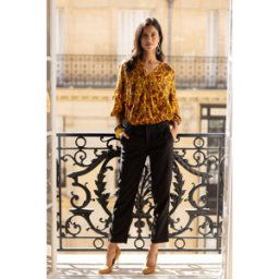 3S. x Le Vestiaire Pantalon poches latérales pinces dos femme - Noir 52 female