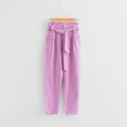 Outside In Jean carotte lila violet en coton M female