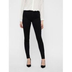 Vero Moda Jean slim Slim Fit Taille moyenne Longueur regular noir Adele Taille : M / Longueur : 32 female