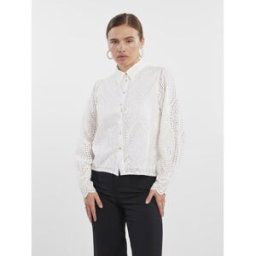 YAS Chemise manches longues blanc Quin M female