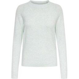 Only Pull en maille col rond col rond vert clair Esme M female